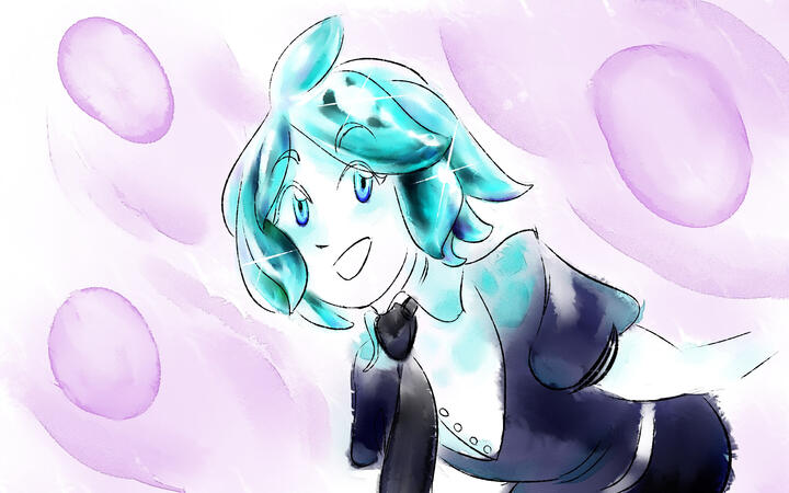 Old Phosphophyllite Painting