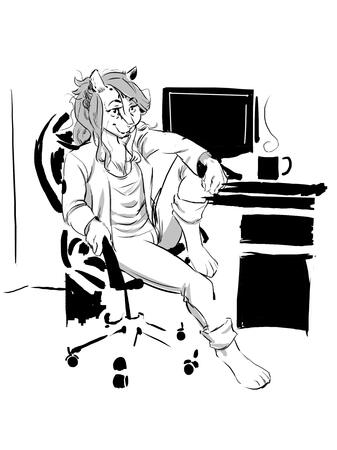 Old Freya Illustration