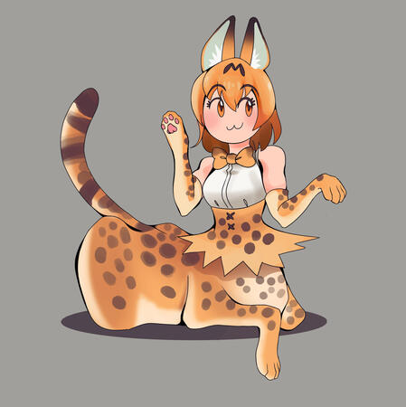 Render of Serval from Kemono Friends Render of Serval from Kemono Friends
